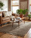 Savannah Jute Collection Area Rug - Seashore Rectangle Gray  lifestyle 34
