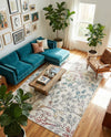 Meadow Breeze Collection Area Rug -  Sunbeam Rectangle Ivory  lifestyle 27