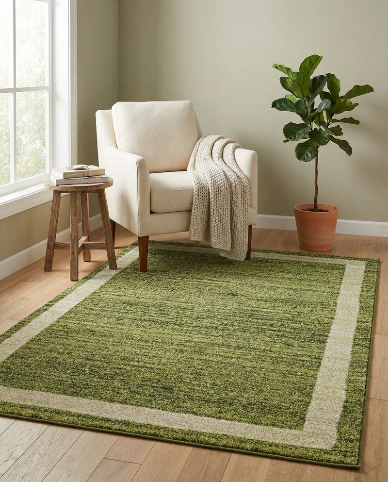 Studio Haven Collection Area Rug -  Alcove (Green) Rectangle Green  lifestyle 12