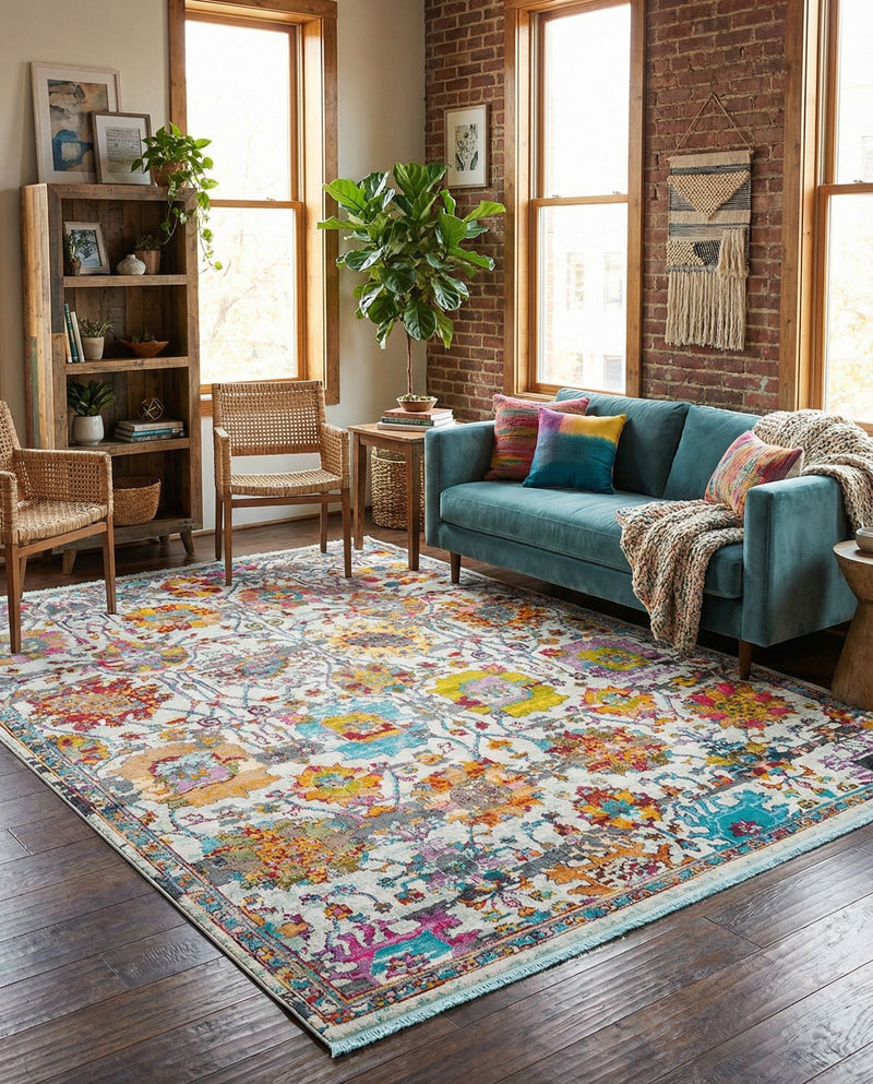 Arcadia Rugs Collection Area Rug -  Elysium Rectangle Multi  lifestyle 7