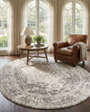 Georgetown Rugs Collection Area Rug - Dupont (White) Oval White  lifestyle 53