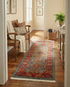Persian Elegance Collection Area Rug -  Nain Runner Light Blue  lifestyle 52