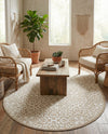 Andes Summit Collection Area Rug -  Pichincha Oval Snow White  lifestyle 69