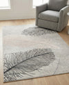 Bloomsbury Elegance Collection Area Rug -  Westminster Rectangle Gray  lifestyle 19