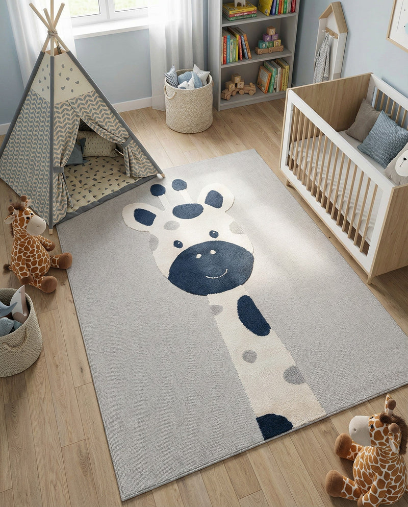 Wonder Tykes Collection Area Rug -  Wonderland Rectangle Gray  lifestyle 14