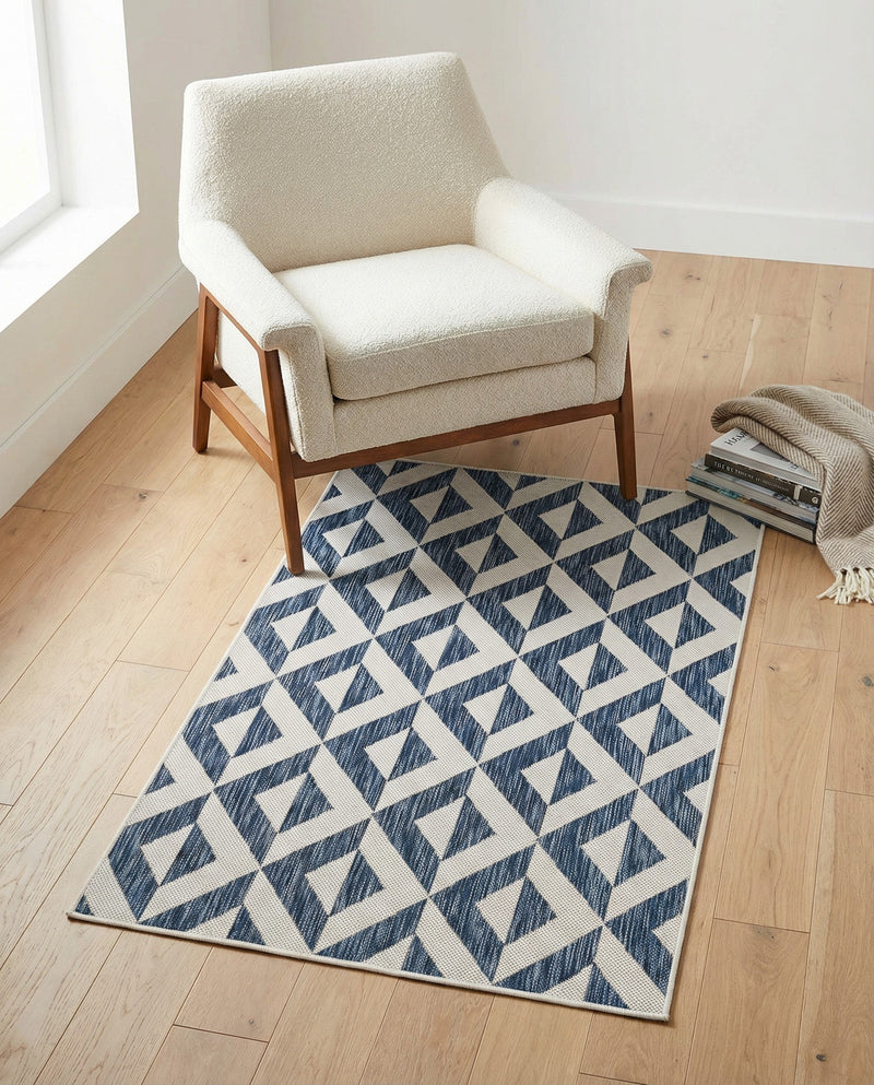 Urban Oasis Rugs Collection Area Rug -  Highrise (Blue) Rectangle Blue  lifestyle 18