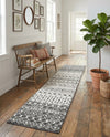 Mediterranean Lattice Collection Area Rug -  Casablanca (Ivory and Gray) Runner Ivory and Gray  lifestyle 38
