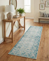 Metro Heights Collection Area Rug -  Midtown Runner Teal  lifestyle 39