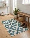 Urban Oasis Rugs Collection Area Rug -  Highrise (Teal) Rectangle Teal  lifestyle 24