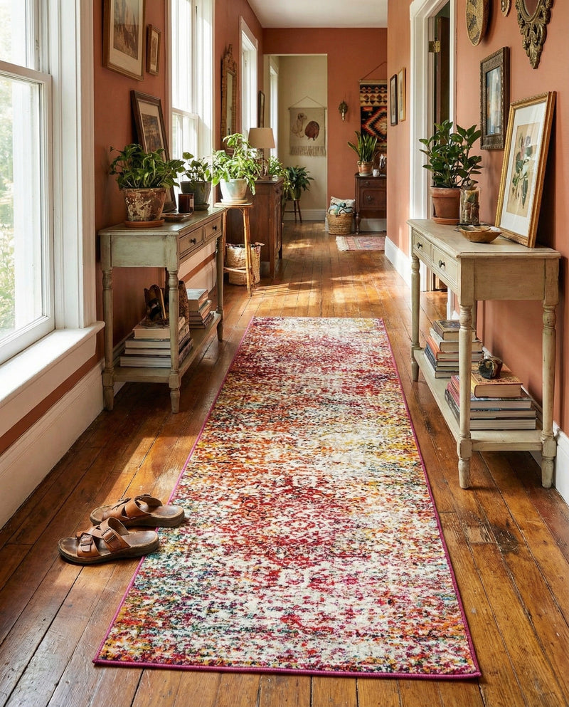 Georgetown Rugs Collection Area Rug - Dupont (Multi) Runner Multi  lifestyle 43