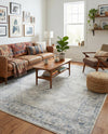 Coastal Haven Collection Area Rug -  Marina Rectangle Gray  lifestyle 44