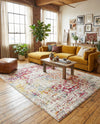 Georgetown Rugs Collection Area Rug - Dupont (Light Multi) Rectangle Light Multi  lifestyle 10