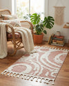 Sahara Chic Collection Area Rug -  Nubia Rectangle Pink  lifestyle 40
