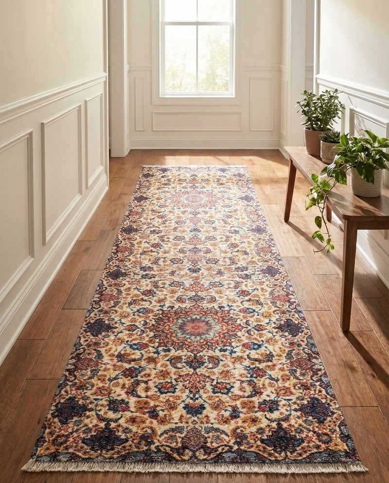 Bazaar Chic Collection Area Rug -  Meknes Runner Beige  lifestyle 46
