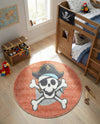 Wonder Tykes Collection Area Rug -  Harmony Round Red  lifestyle 38