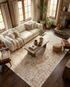 Cambridge Classics Collection Area Rug -  Magdalene (Beige) Rectangle Beige  lifestyle 5