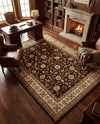 Jaipur Elegance Collection Area Rug -  Nahargarh (Brown) Rectangle Brown  lifestyle 5