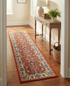 Isfahan Elegance Collection Area Rug - Naghsh-e Jahan (Terracotta) Runner Terracotta  lifestyle 72