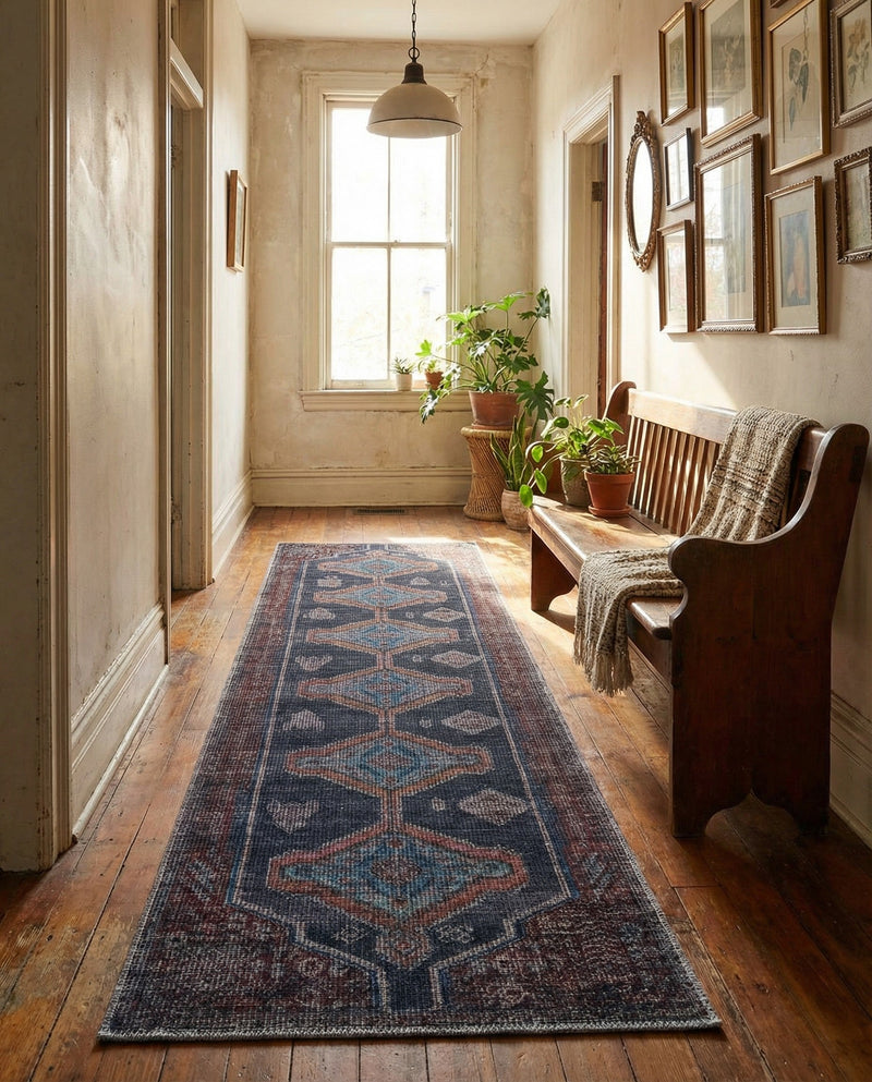 Rovaniemi Collection Area Rug - Lapland Runner Charcoal and Gray  lifestyle 63