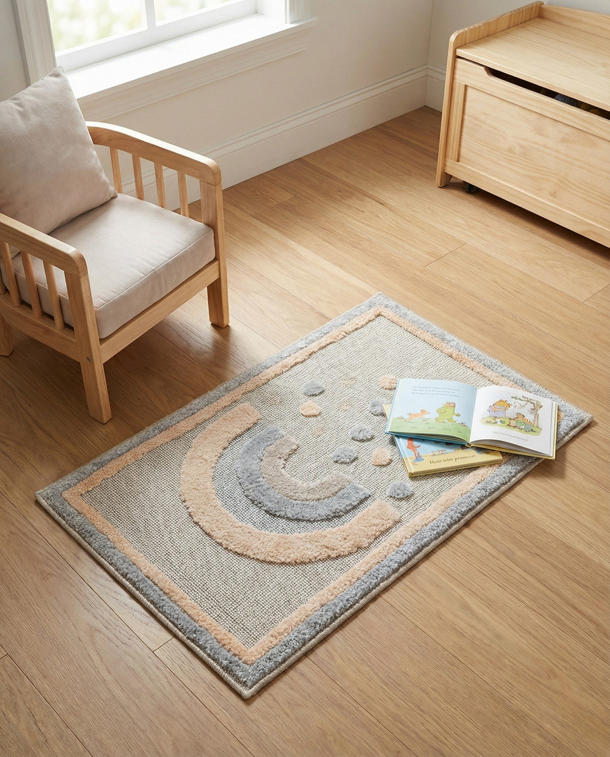 Wonder Tykes Collection Area Rug -  Frolicfield Rectangle Multi  lifestyle 18