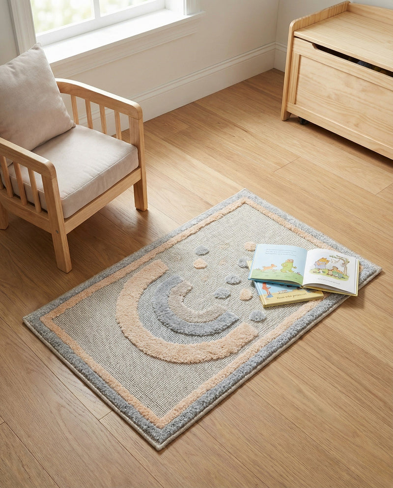 Wonder Tykes Collection Area Rug -  Frolicfield Rectangle Multi  lifestyle 18