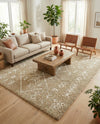 Casablanca Comfort Collection Area Rug - Sahara Rectangle Taupe  lifestyle 28