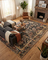 Neptune Elegance Collection Area Rug -  Galatea (Black) Rectangle Black  lifestyle 11