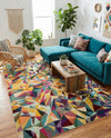 Marrakesh Elegance Collection Area Rug -  Toubkal Rectangle Multi  lifestyle 12