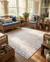 Heritage Elegance Collection Area Rug -  Nijo Square Beige  lifestyle 33