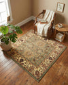 Jaipur Elegance Collection Area Rug -  City Square Light Green  lifestyle 65