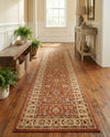 Jaipur Elegance Collection Area Rug -  Nahargarh (Brick Red Light Rose) Runner Brick Red Light Rose  lifestyle 49