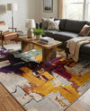 Marrakesh Elegance Collection Area Rug -  Riad Rectangle Beige  lifestyle 11