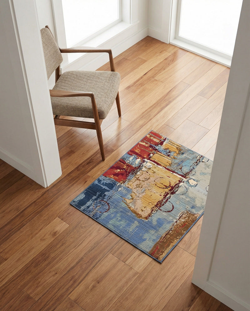 Urban Terrace Collection Area Rug -  Arbour Rectangle Multi  lifestyle 10