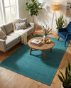 Soho Elegance Collection Area Rug - Chelsea (Turquoise) Rectangle Turquoise  lifestyle 19
