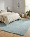 Cozy Comfort Shag Collection Area Rug - Haven (Sage Green) Rectangle Sage Green  lifestyle 21