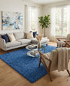 Plush Oasis Collection Area Rug - Serenity (Periwinkle Blue) Rectangle Periwinkle Blue  lifestyle 31