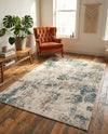 Gobi Sands Collection Area Rug -  Shapotou Rectangle Beige  lifestyle 7