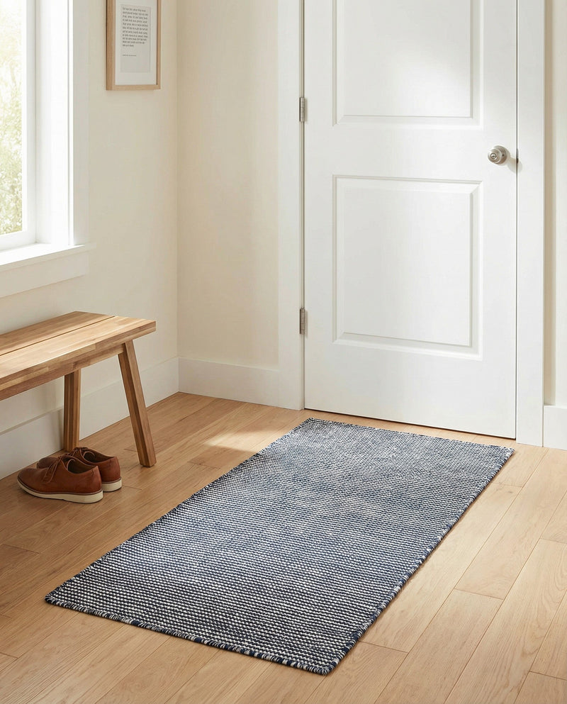 Jill Zarin Sedona Oasis Outdoor Collection Area Rug - Coconino (Navy Sky) Runner Navy Sky  lifestyle 62