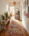 Colorburst Oasis Collection Area Rug -  Azura Runner Multi  lifestyle 23