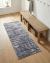 Sahara Essence Collection Area Rug - Oasis (Gray) Runner Gray  lifestyle 77