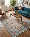 Caribbean Breeze Collection Area Rug -  Xcalak Rectangle Light Blue  lifestyle 18