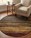 Bistro Lounge Collection Area Rug -  Cortado Round Beige  lifestyle 36