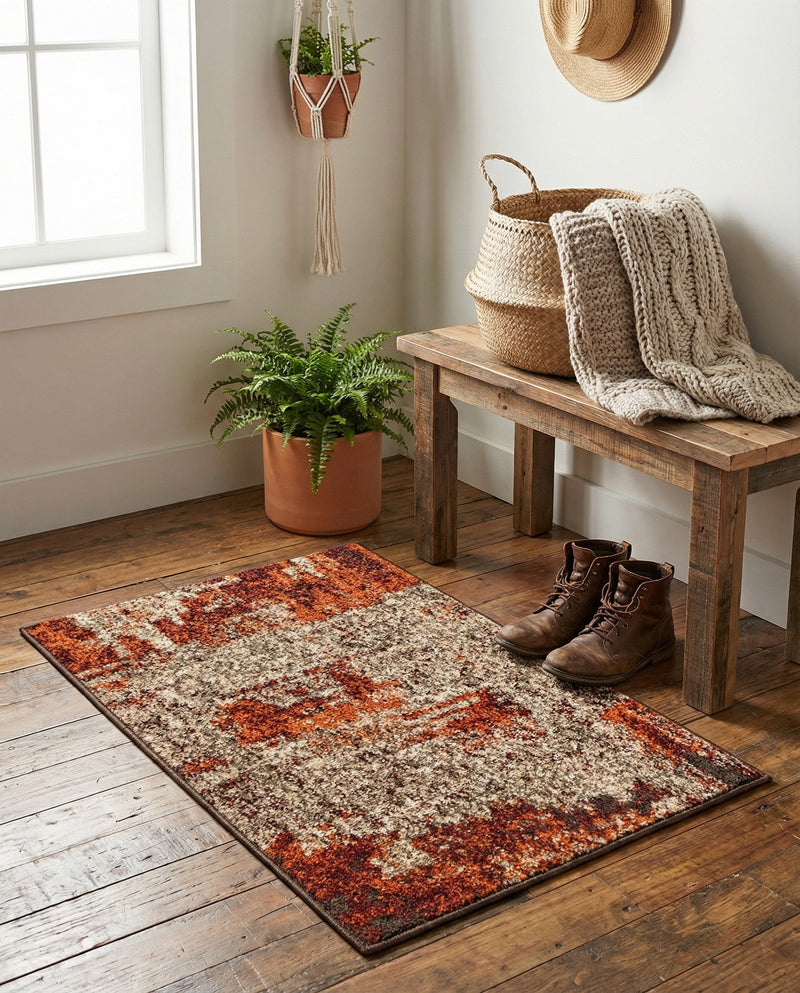 Autumn Meadow Collection Area Rug -  Goldentwine Rectangle Multi  lifestyle 5