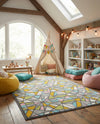 Wonder Tykes Collection Area Rug -  Chromatic Rectangle Multi  lifestyle 5