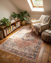 Bazaar Chic Collection Area Rug -  Chefchaouen Rectangle Salmon Pink  lifestyle 13