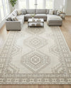 Savannah Elegance Collection Area Rug -  Tybee (Ivory) Rectangle Ivory  lifestyle 15