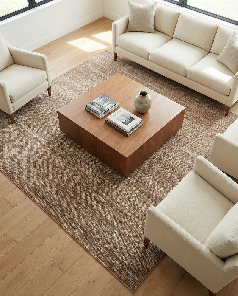 Bloomsbury Elegance Collection Area Rug -  Kensington (Beige) Square Beige  lifestyle 39