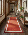 Studio Haven Collection Area Rug -  Alcove (Terracotta) Runner Terracotta  lifestyle 31