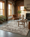 Gobi Sands Collection Area Rug -  Badain Rectangle Cream  lifestyle 34