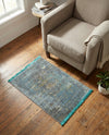 Caribbean Breeze Collection Area Rug -  Martinique Rectangle Turquoise  lifestyle 12